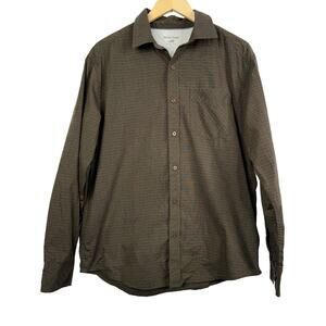 Horny Toad Long Sleeve Brown Button Down Shirts Men’s Size M